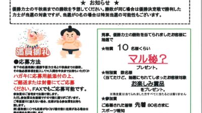 令和8年大相撲１月場所（入間）
